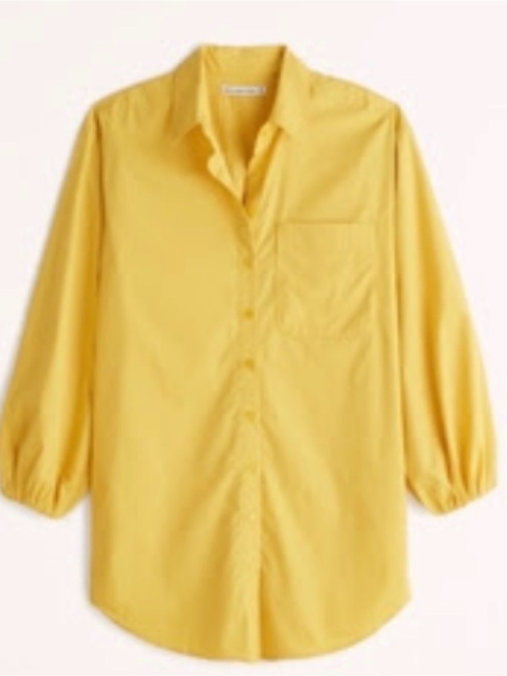 Abercrombie Shirt Dress in Mustard